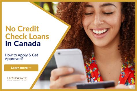Bad Credit Personal Loans Canada No Credit Check
